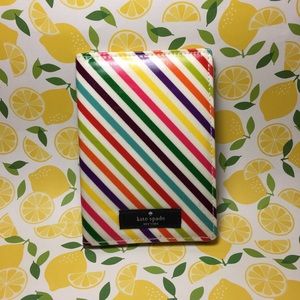 Kate Spade Striped PASSPORT Holder Live Colorfully